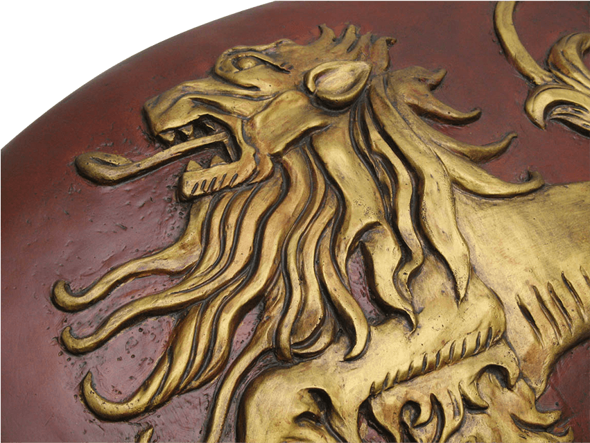 Game Of Thrones Replica 1/1 Lannister Shield (850x850), Png Download