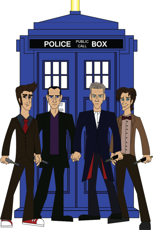 David Tennant, Doctor, And Doctor Who Image - Doctor Who 9 10 11 12 (500x749), Png Download