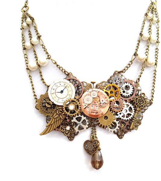 Grand Designs - Steampunk Jewellery (600x600), Png Download
