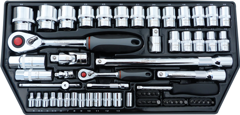Jefferson 63-piece Socket Set - Thomas Jefferson (800x800), Png Download