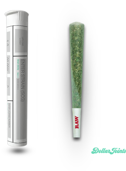 Premium W/ Tube & Label We Apply - Pre Roll Tubes (600x600), Png Download