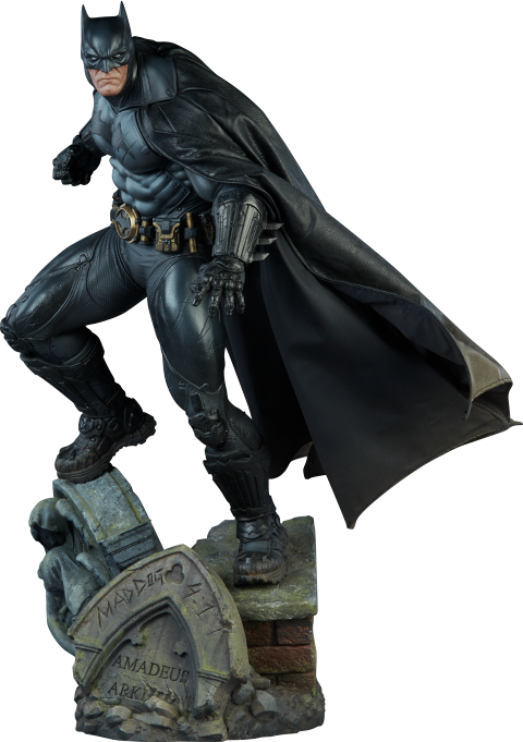 Batman Premium Format Statue - Batman Escultura (480x681), Png Download