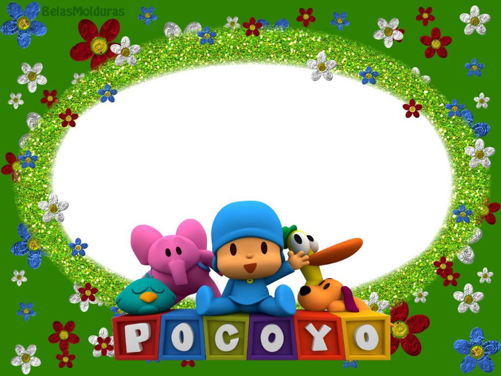 Moldura Pocoyo Png (1024x768), Png Download