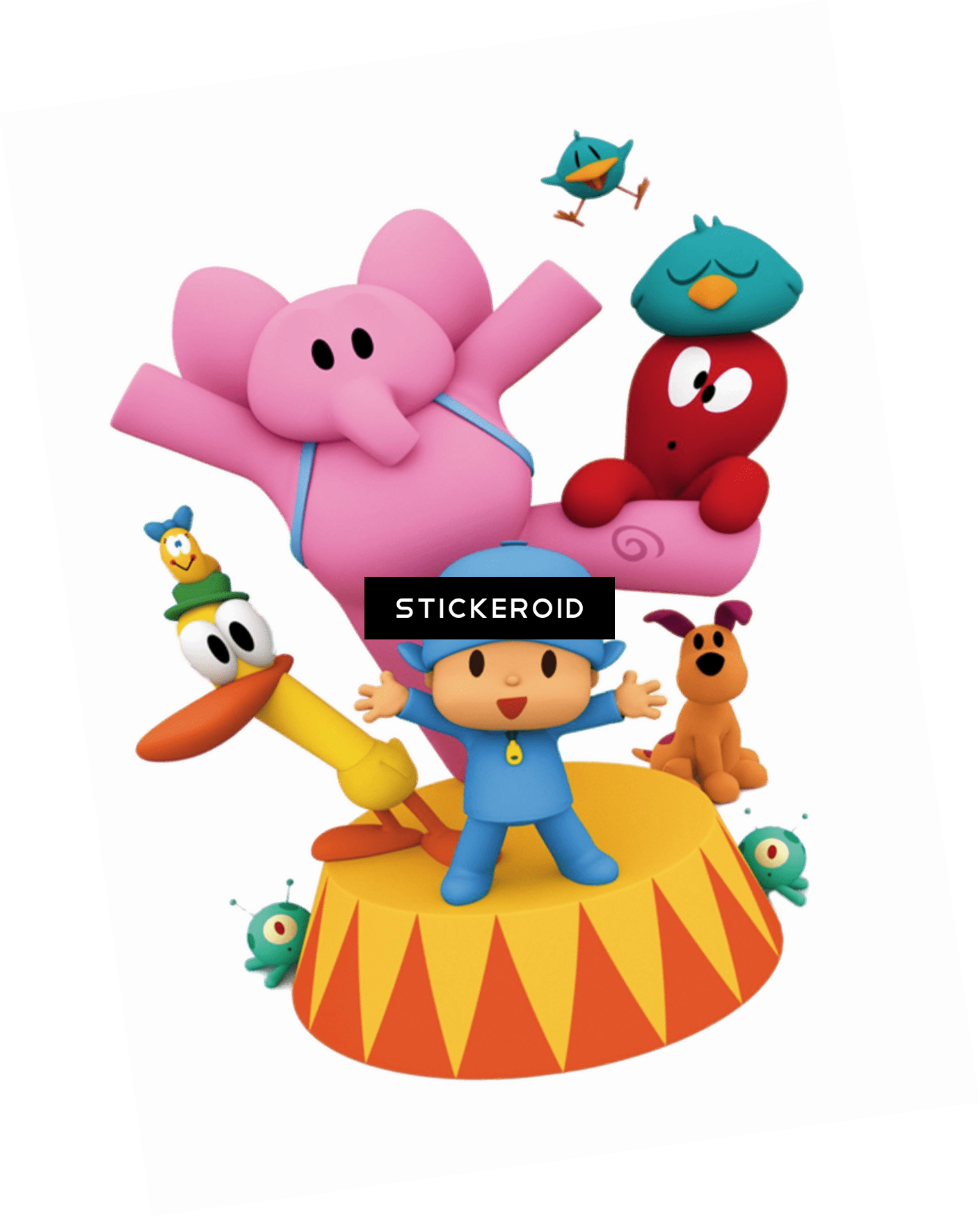 Pocoyo Circus - Circus Pocoyo (1409x1751), Png Download