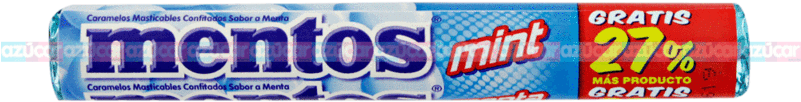 Perfetti Mentos Menta 16/12 27% Gratis Perfetti - Mentos Rolls - Mixed Fruit - 1.32 Oz - 15 Ct (800x800), Png Download