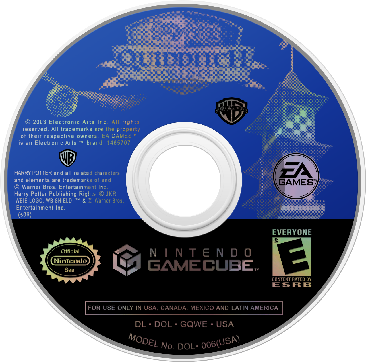 Harry Potter - Wario World Gamecube Disc (1280x1280), Png Download