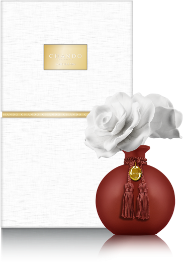 La Vie En Rose Diffuser With Rose Garden Fragrance - Chando Diffusers Chando Myst Aromatic Porcelain Diffuser- (590x600), Png Download