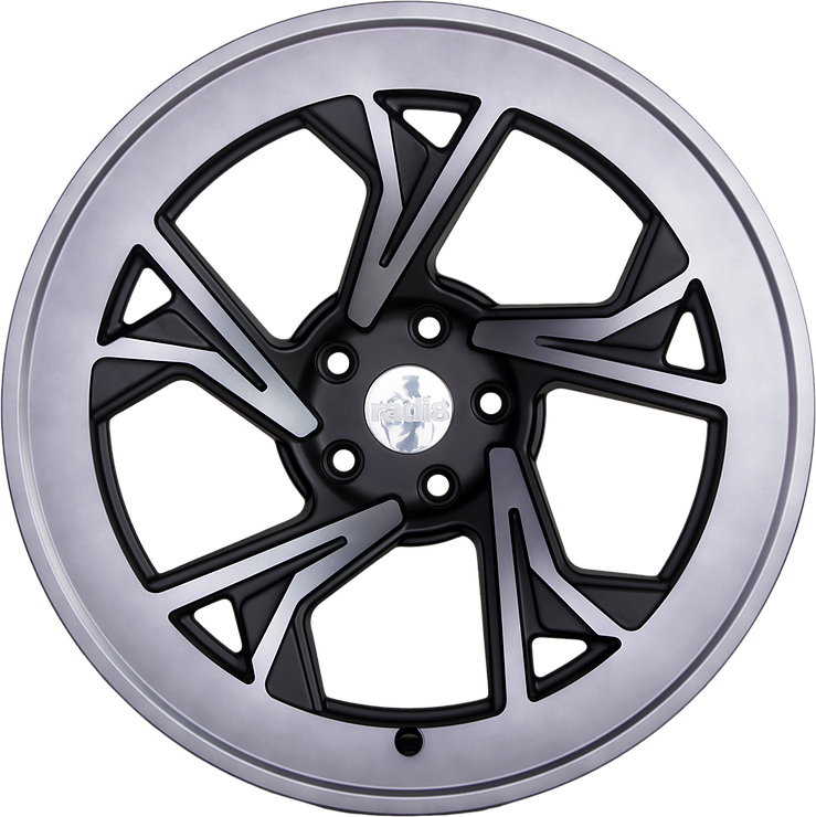Dark Mist - Radi8 R8c5 Black (739x740), Png Download