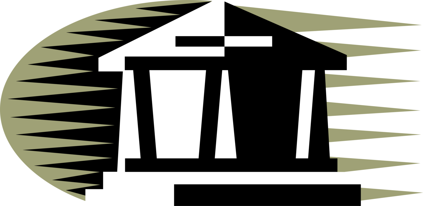 With Classical Greek Columns Image Illustration Of (1434x700), Png Download