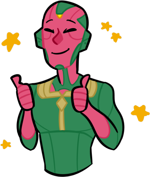 My Name Is Vision And I Am Two Years Old - Lenovo Thinkvision (1280x640), Png Download