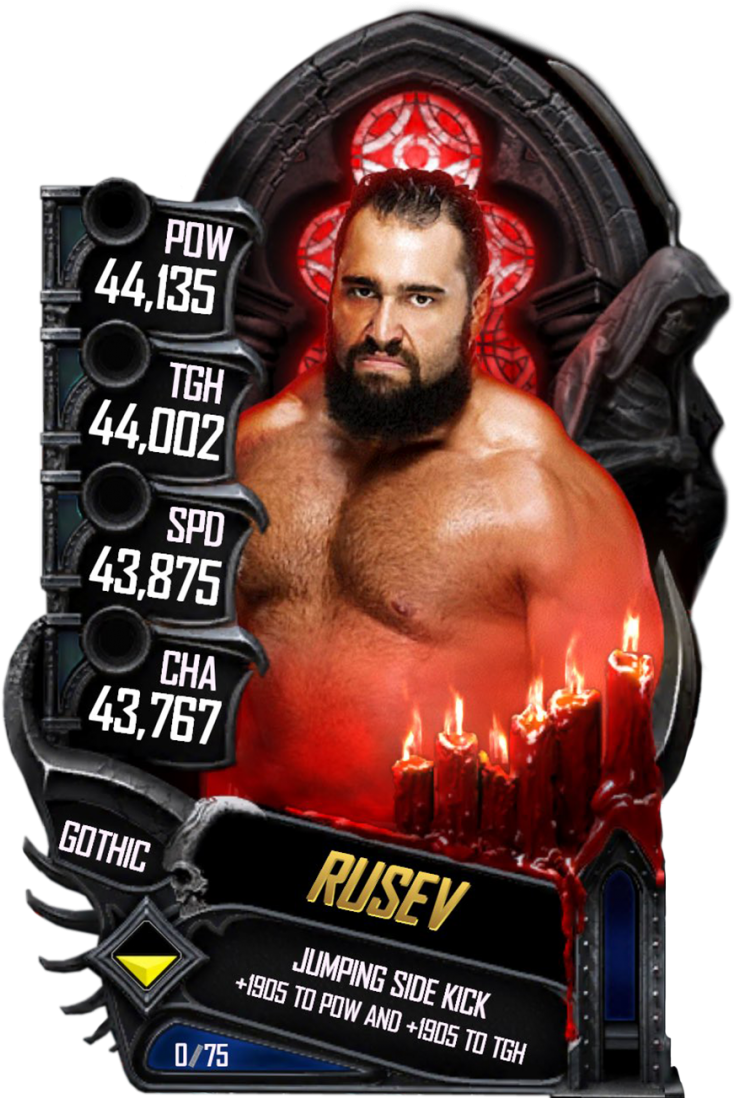 Rusev S5 22 Gothic (733x1158), Png Download