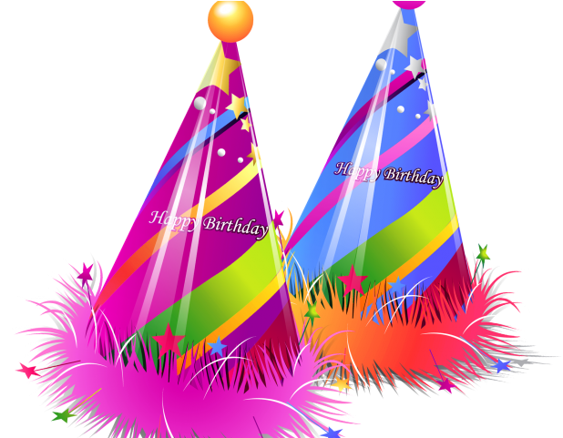 Birthday Hat Clipart Star Png - Birthday Clipart Png (640x480), Png Download