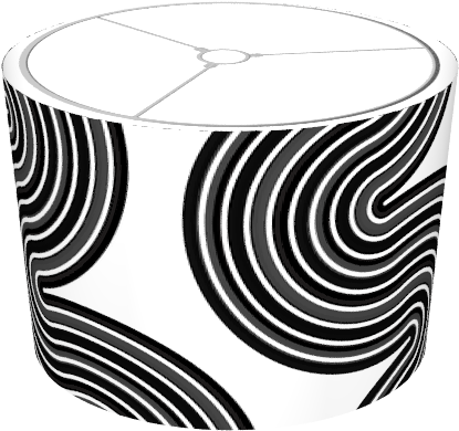 Black And Gray Curvy Lines - Coat (674x516), Png Download