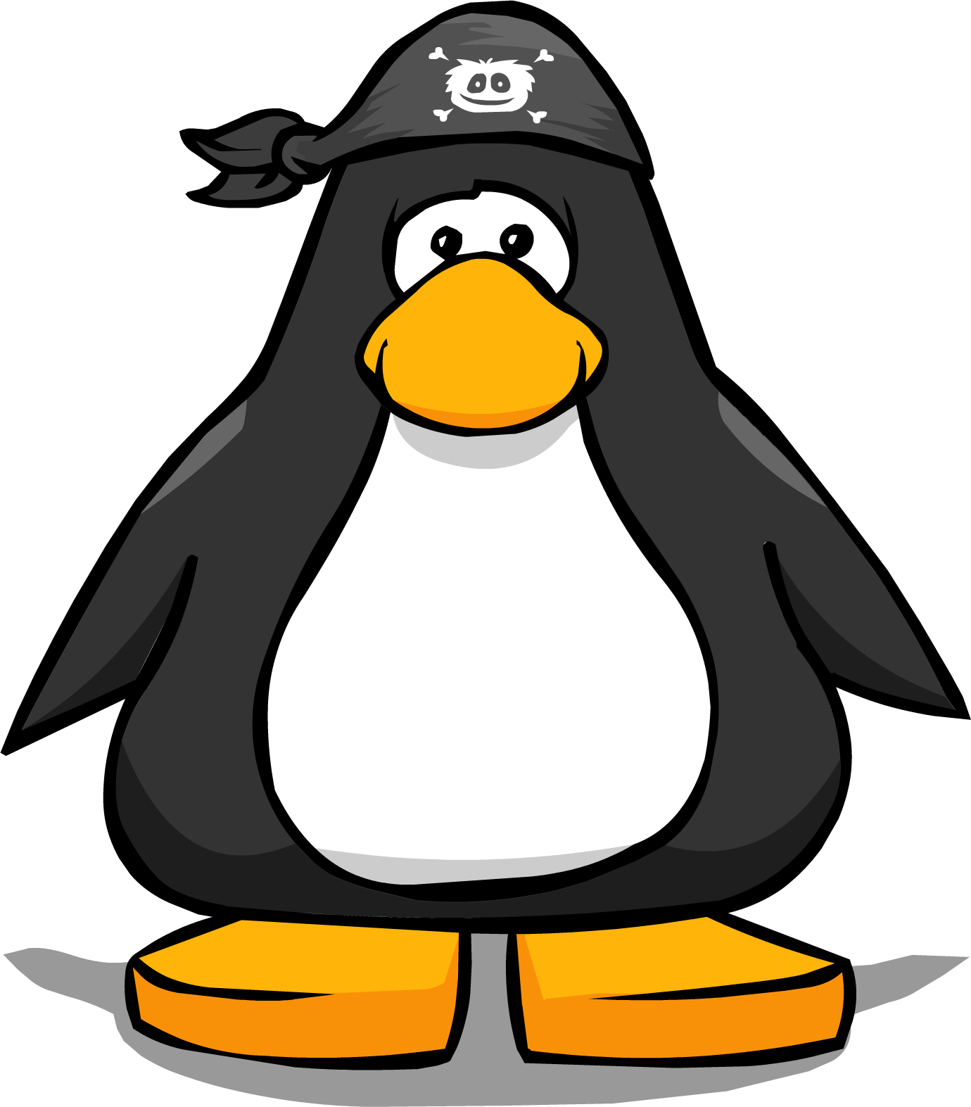 Club Penguin Black Penguin (1380x1573), Png Download