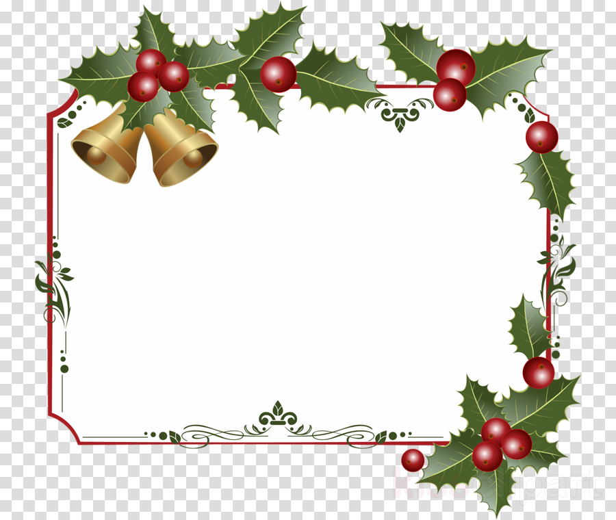 Christmas Boder Png Clipart Clip Art Christmas Clip - Transparent Christmas Border Png (900x760), Png Download