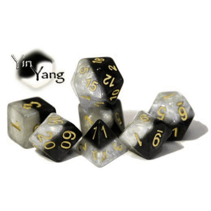 Yin Yang - Gate Keeper Games Halfsies Dice: Ying Yang (7) (700x700), Png Download