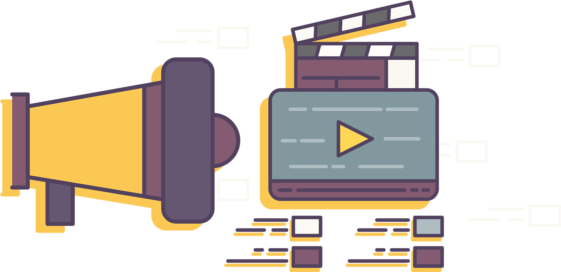 Work - Social Video Marketing (2000x915), Png Download