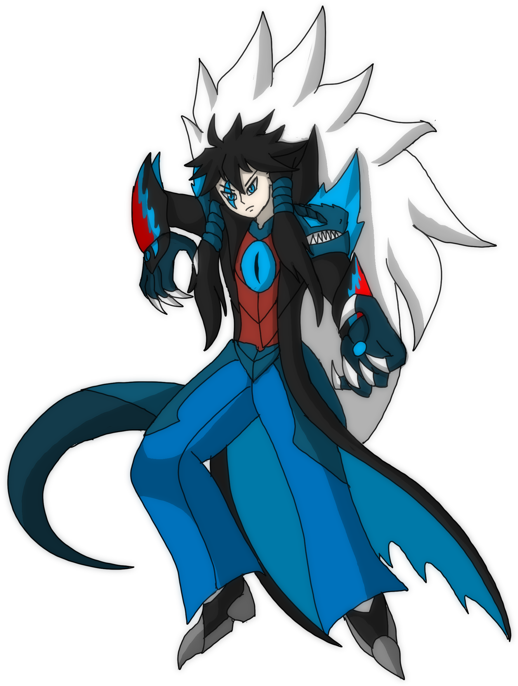 Human Form - Kaiju Human (1854x2385), Png Download