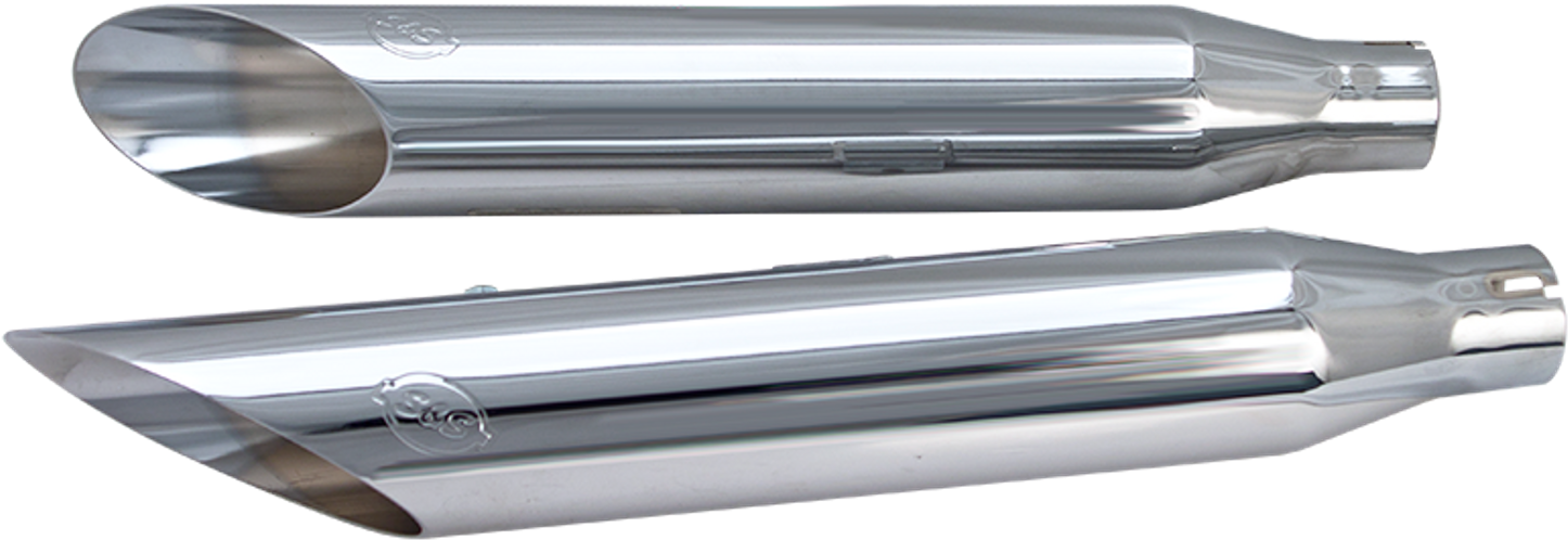Side Slash Slip On Performance Mufflers For 2014 '16 - Colas De Escapes Cromadas (1500x1500), Png Download