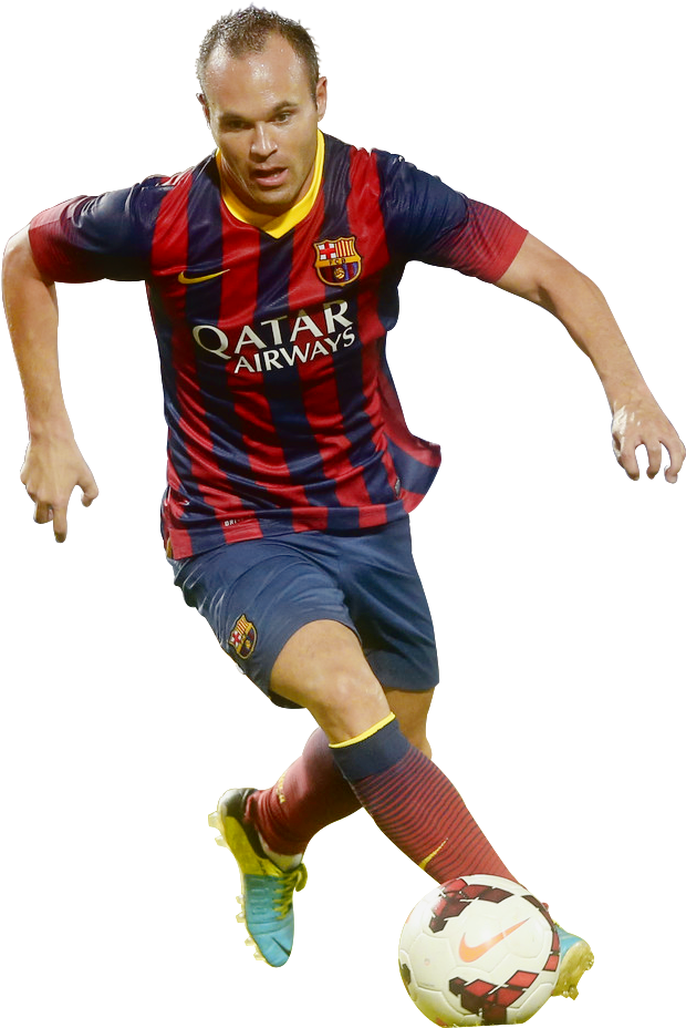 Andrés Iniesta (683x1024), Png Download