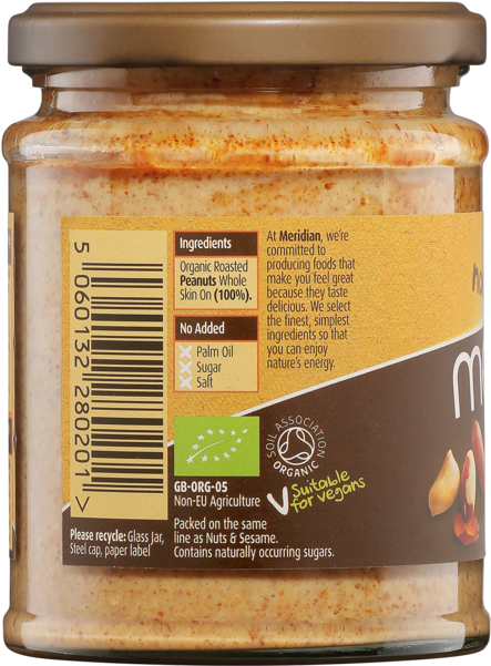 Meridian Coconut & Peanut Butter 280g (600x600), Png Download