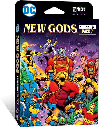 Credit//cryptozoic - New Gods Dc Members (500x654), Png Download