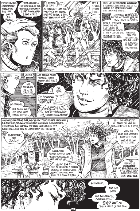 In Your Bio In The Book You Mention That You Have Another - Wandering Star Comic (477x718), Png Download