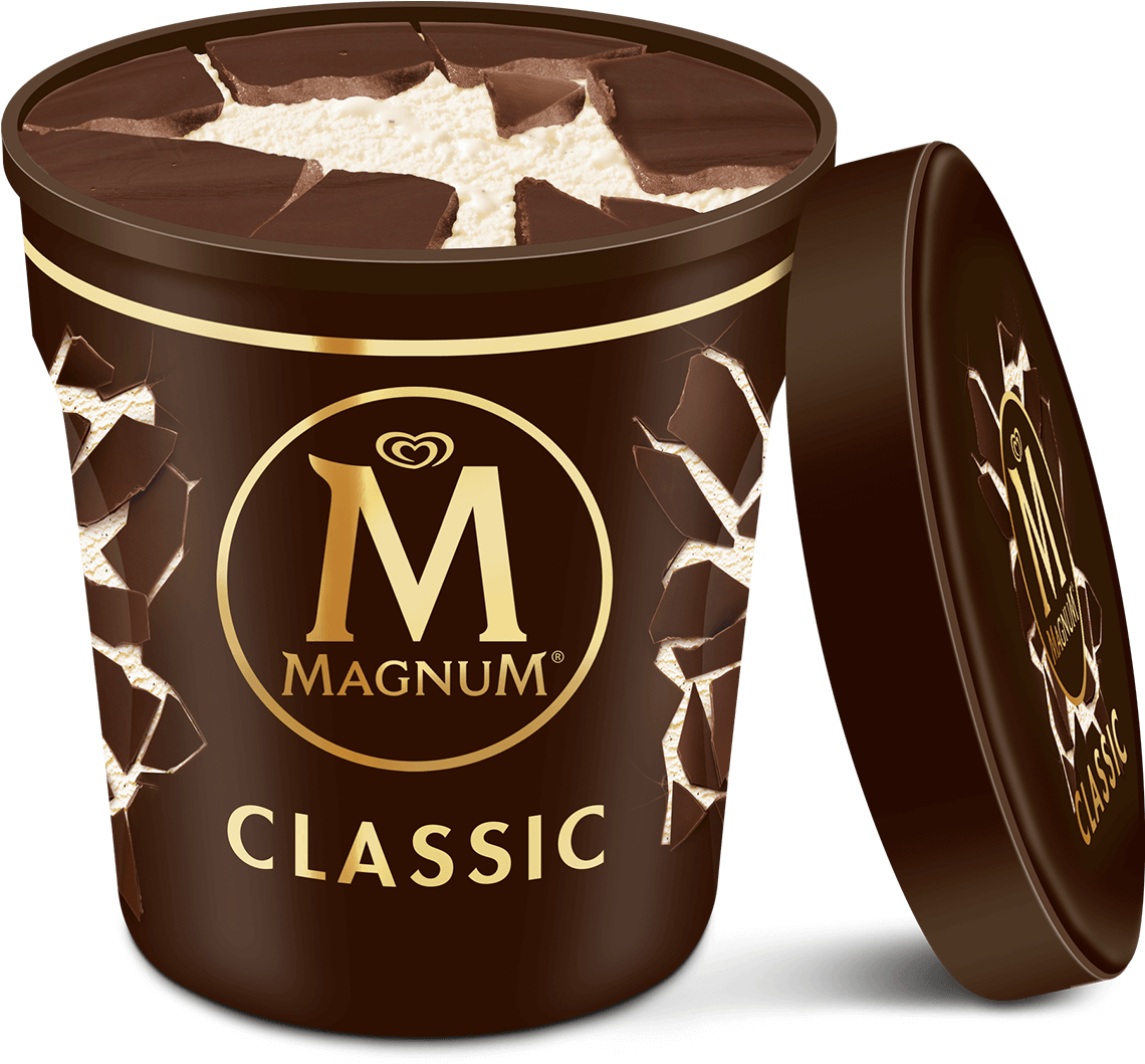 Magnum Ice Cream Pint (1280x1280), Png Download