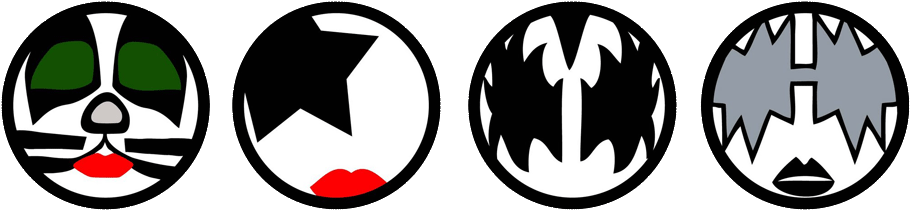 Kiss 40 A U00f1os De Leyenda Rock Y Maquillaje Mtv - Kiss Rock Band Logo (1000x256), Png Download