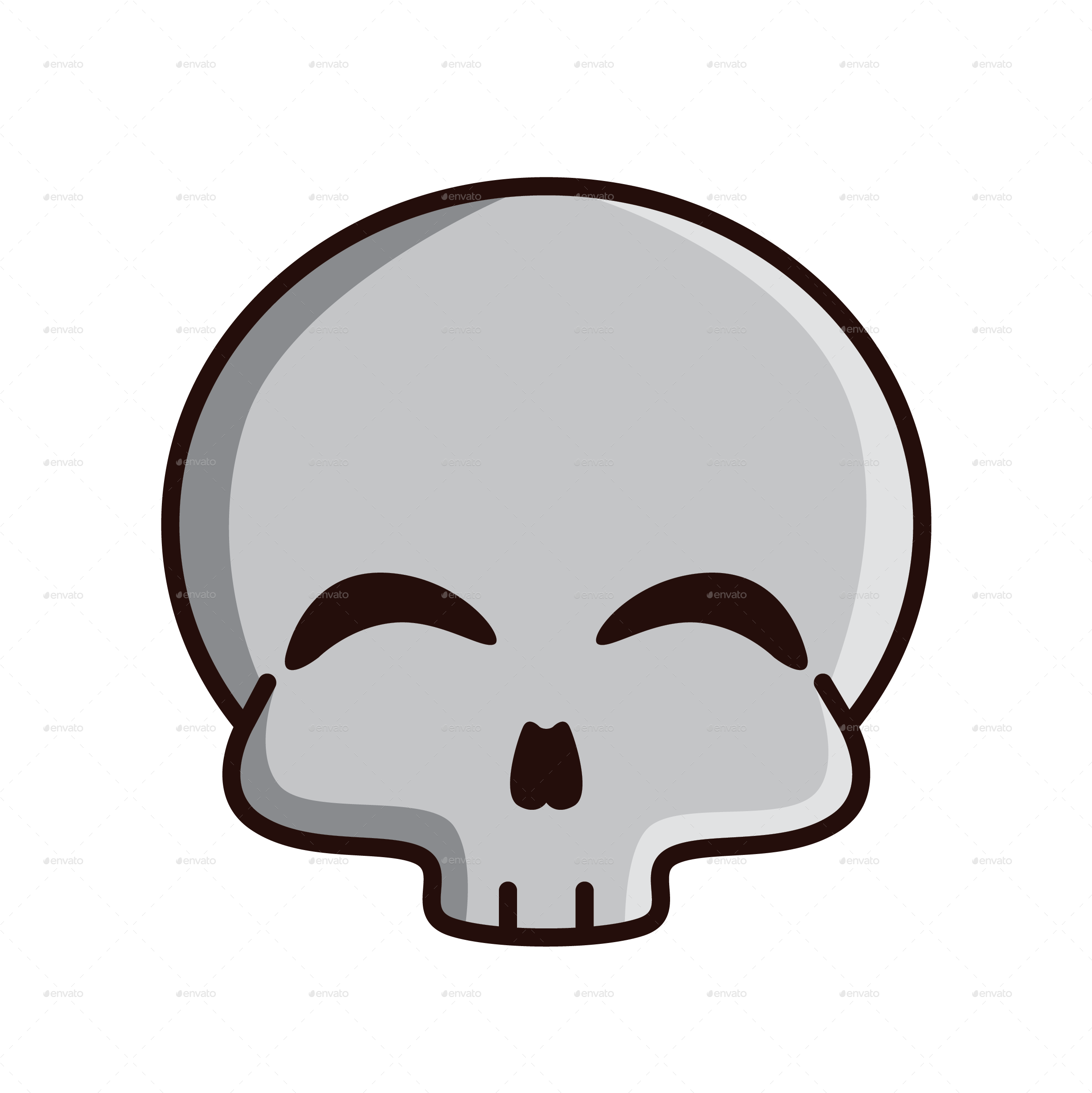 Version/png/color-12 - Skull (2480x2480), Png Download