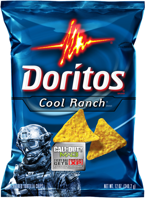 Cool Ranch Promotional Packaging - Old Doritos Cool Ranch Bag (670x832), Png Download
