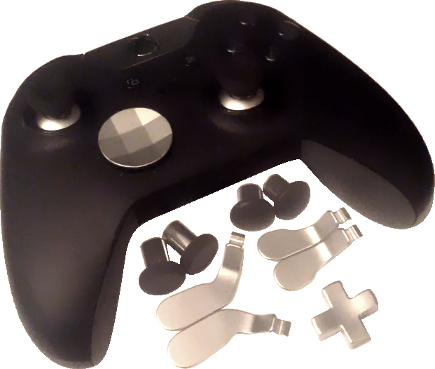 Xbox One Elite Controller - Edited Xbox One Controller (621x526), Png Download