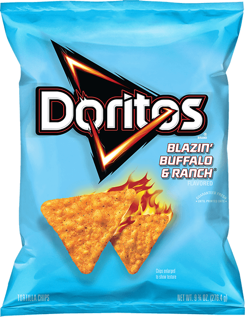 Doritos Blazin' Buffalo & Ranch® Flavored Tortilla - Poppin Jalapeno Doritos (500x647), Png Download