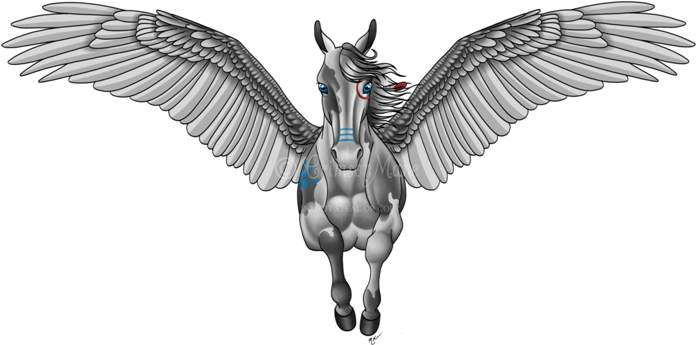 Pegasus Tattoos Design - Pegasus Tattoo Designs (1024x515), Png Download
