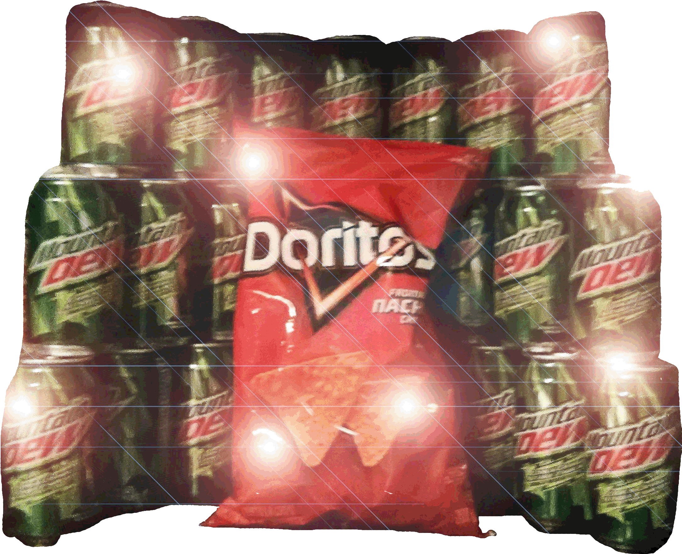 Comment Picture - Mountain Dew And Dorritos Transparent (3099x1833), Png Download