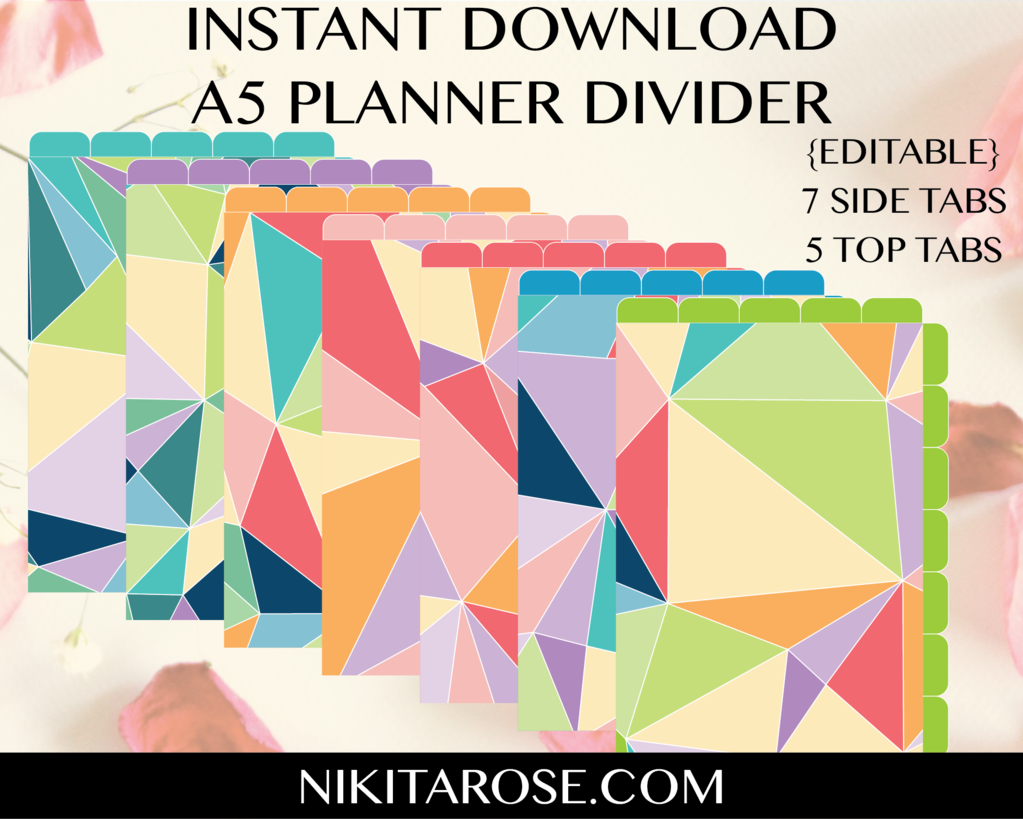 A5 Dividers - Color (1023x819), Png Download