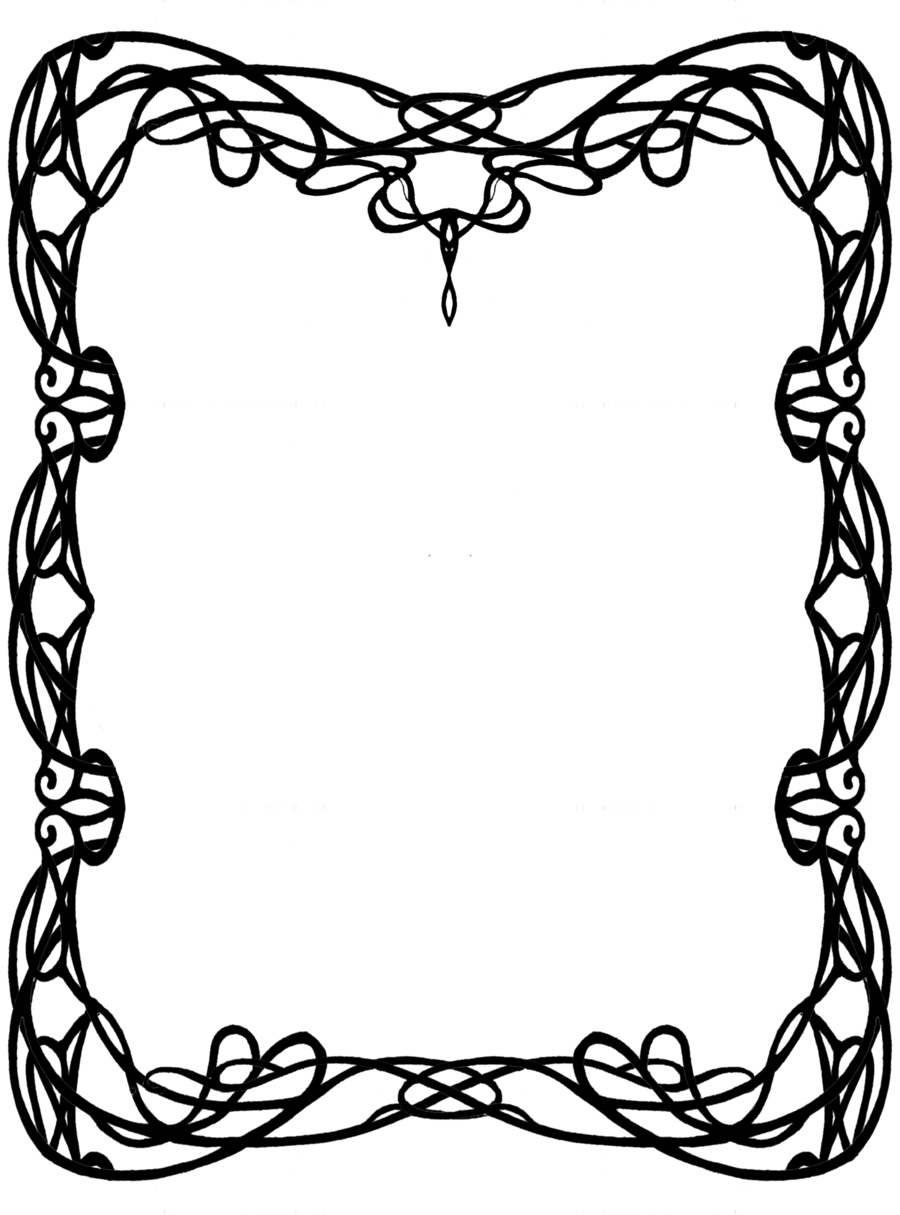 Clip Art Free Library Art Nouveau Frames Illustrations - Art Nouveau Frame Png (900x1215), Png Download