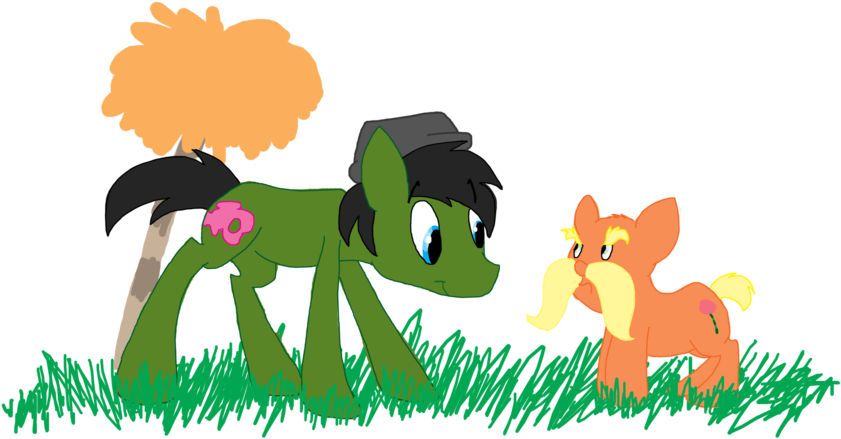 Lorax Ponies By Ghost Peacock-d4up7dp - Lorax My Little Pony (900x532), Png Download
