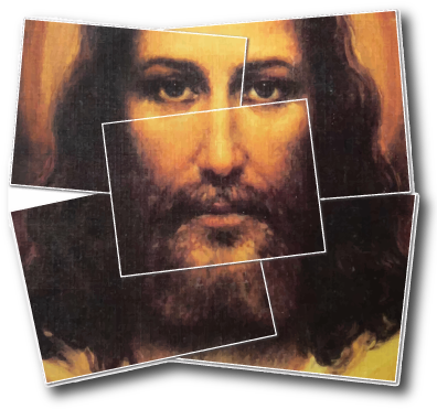 Being Conformed To The Image Of Christ - Shroud Of Turin (404x382), Png Download