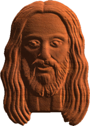 Jesus Face - Ab - - Carving (430x430), Png Download
