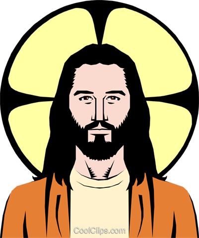 Jesus Christ Royalty Free Vector Clip Art Illustration - Love Shoes (401x480), Png Download