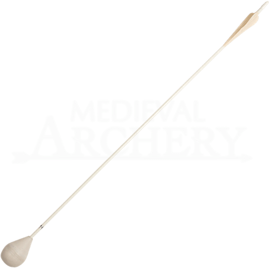 White Glow In The Dark Larp Arrow - Bar Stirring Spoon (550x550), Png Download