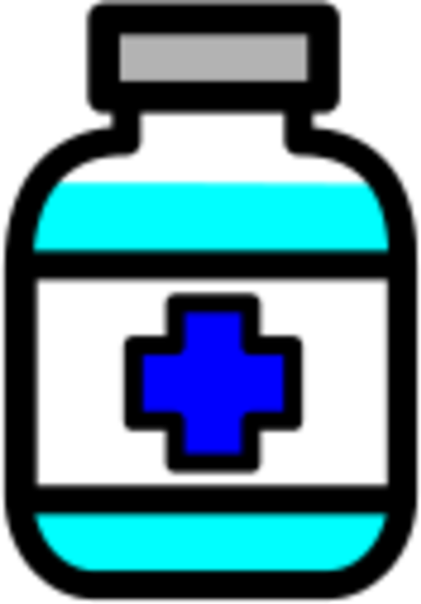 Medical Clipart Medicine Bottle - Clip Art Medicine Bottle (600x860), Png Download