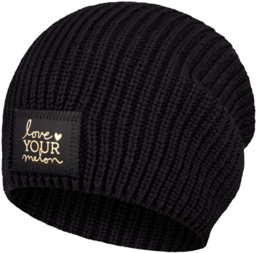 Black Gold Foil Lightweight Beanie - Beanie (480x480), Png Download