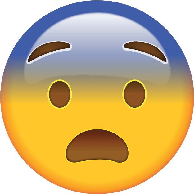 Jesus Freaking Out The Religious People [john 6] - Fearful Emoji (640x640), Png Download