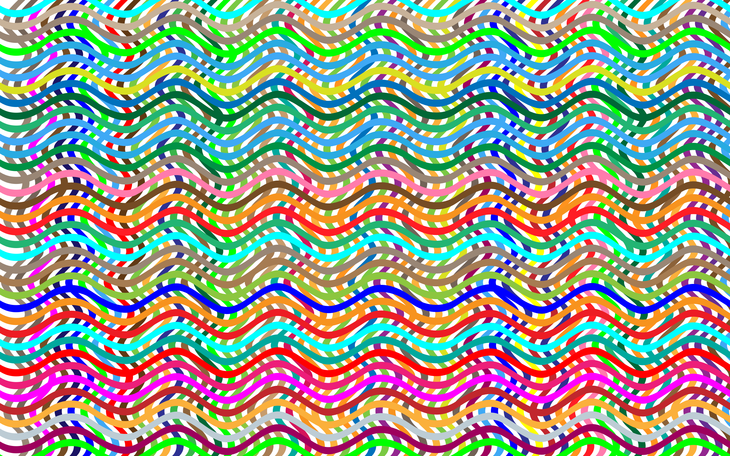 Lines Clipart Wavy - Portable Network Graphics (2400x1500), Png Download