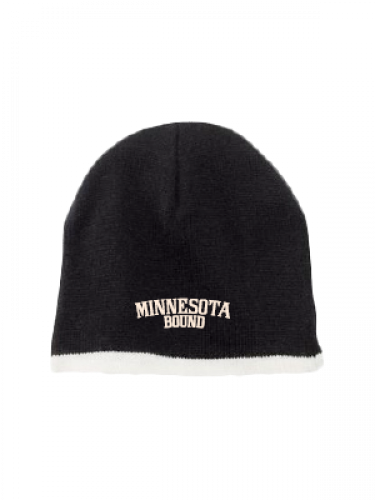 Mn Bound Black Beanie - Beanie (500x500), Png Download