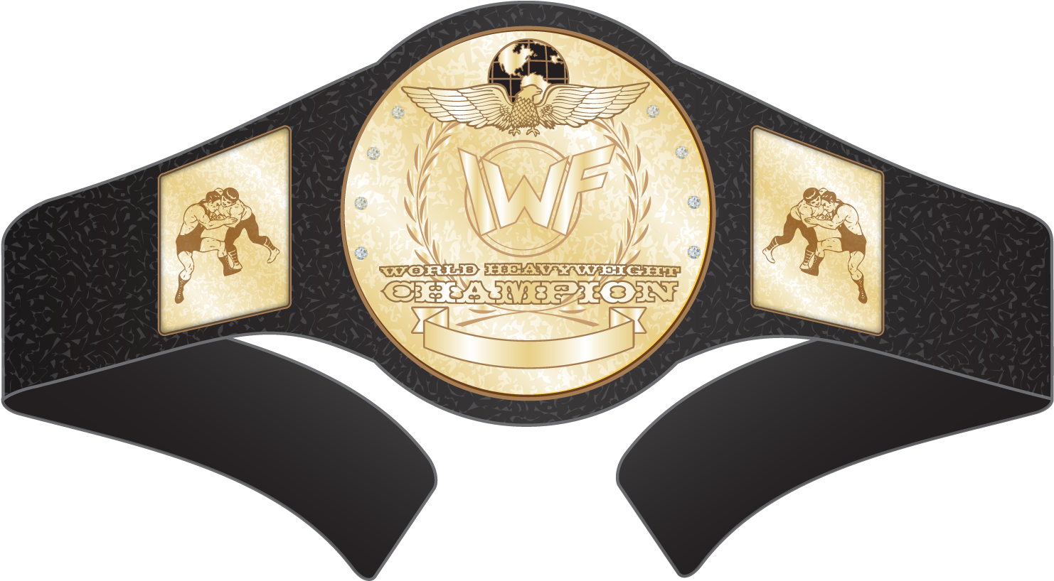 Wrestling Belt Png Free Download - Wrestling Title Belt Png (1500x832), Png Download
