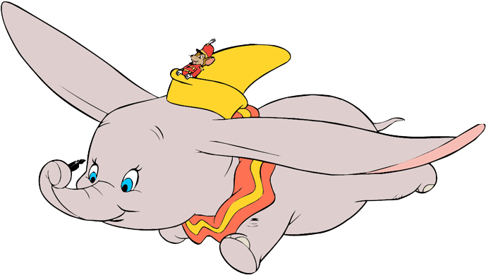 Dumbo Clip Art - Dumbo Png (700x403), Png Download