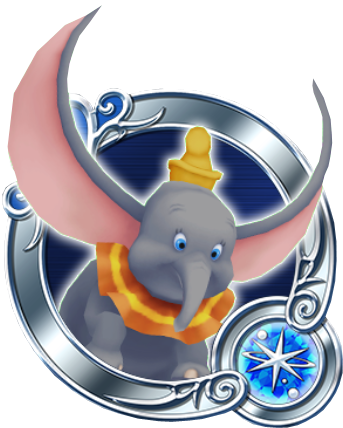 Dumbo - Kingdom Hearts Aqua Pluto (404x482), Png Download
